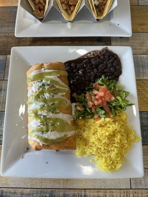 Chimichanga   at Yumz in South Salt Lake