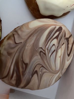 Dulce de leche at Bungnuts vegan Doughnuts. in Barcelona