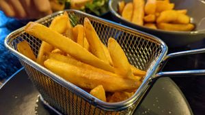 Fries at Finsley Gate Wharf in Burnley