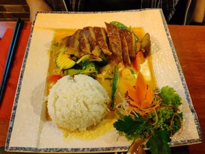 Vegane Ente mit Curry at My Hao in Nuremberg