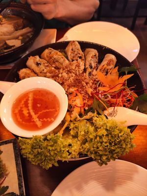 Frühlingsrollen mit Nudeln at My Hao in Nuremberg