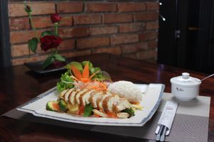 Ente mit Reis  at My Hao in Nuremberg