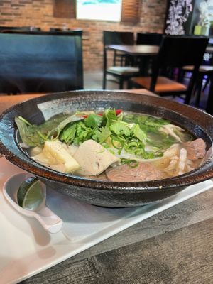 Pho. Full of yummy things!   at My Hao in Nuremberg