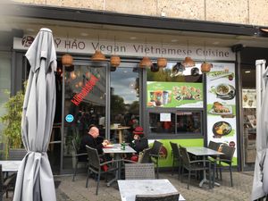 In front, with outdoor seating at My Hao in Nuremberg