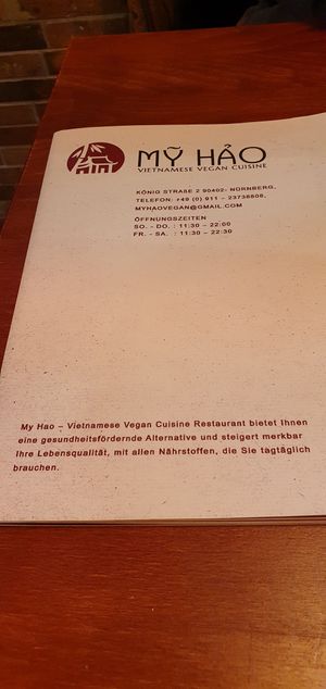 Ein Besuch wert,  vielen Dank at My Hao in Nuremberg