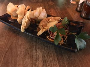 Entree: wan tans    at My Hao in Nuremberg