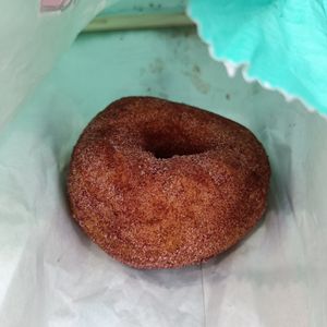 beetroot sugar doughnut at OMG Decadent Donuts in Melbourne