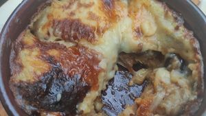 Vegan mousaka at The Rouga in Thessaloniki