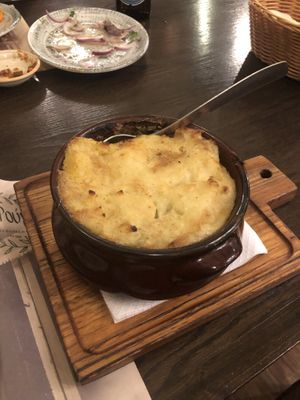 Moussaka  at The Rouga in Thessaloniki