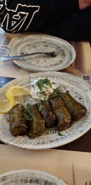 dolmadakia (ask with no yogurt) at The Rouga in Thessaloniki