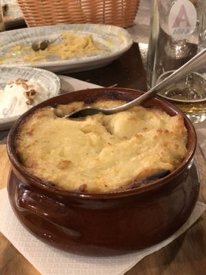 Moussaka  at The Rouga in Thessaloniki