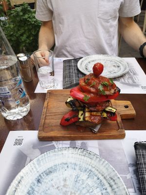 Grilled vegetables at The Rouga in Thessaloniki