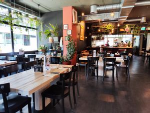 Interior at Himalaya Burger in Zurich