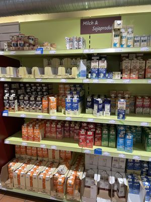 Plant milk  at Alnatura - Severinstraße in Cologne