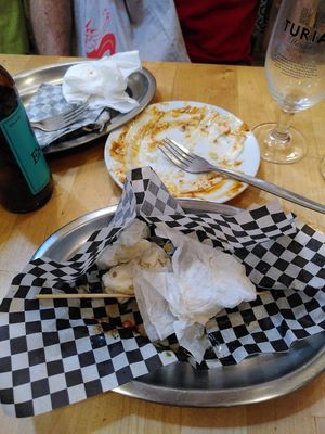 No dejamos ni las migas at La Golosa Vegan Vurger - Gracia in Barcelona