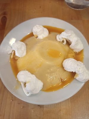 Maracuja panna cotta at La Golosa Vegan Vurger - Gracia in Barcelona