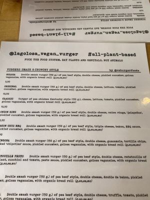   at La Golosa Vegan Vurger - Gracia in Barcelona