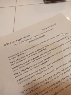  at La Golosa Vegan Vurger - Gracia in Barcelona