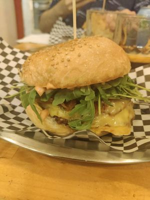 Italism burger at La Golosa Vegan Vurger - Gracia in Barcelona