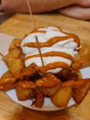 Braves at La Golosa Vegan Vurger - Gracia in Barcelona