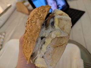 Truffle burger at La Golosa Vegan Vurger - Gracia in Barcelona