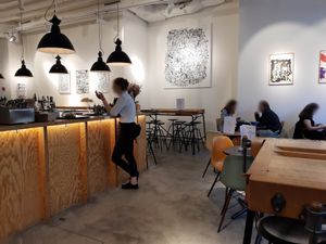 Interior at L' Atelier in Basel