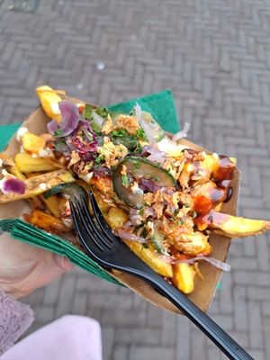 Al een paar hapjes genomen torn ik besloot dit te moeten delen. Dit is Medium at Freddy Fryday in Amsterdam