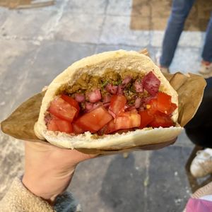 tantuni in handmade bread  at Magic Kitchen in Athens
