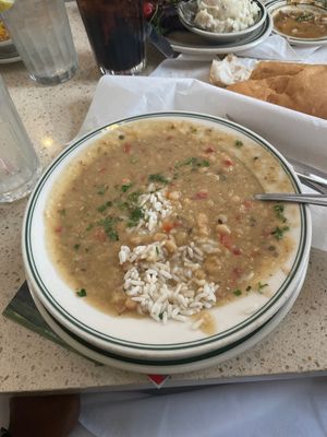 Is this really vegan!?! 😍😍 at Gumbo Shop in New Orleans