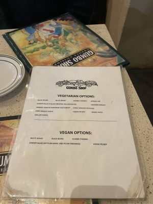   at Gumbo Shop in New Orleans