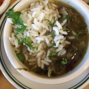 Gumbo d'herbs- cup at Gumbo Shop in New Orleans