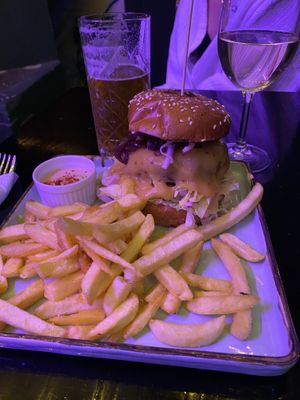Best vegan Burger  at Prinz Bar in Tbilisi