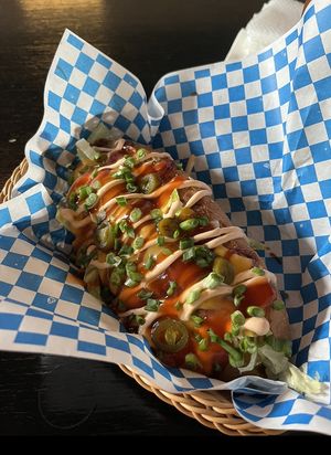 Чили хот-дог   at Prinz Bar in Tbilisi