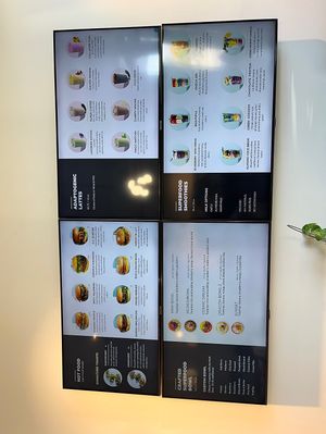 Menu  at RawASF in Fremont