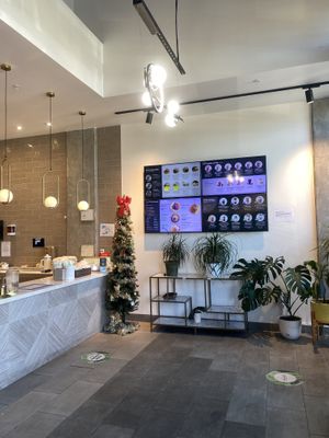 Digital Menu Options (Messy Side Not Pictured)  at RawASF in Fremont