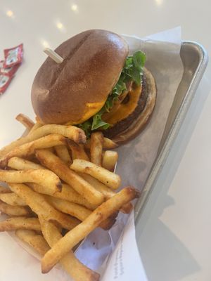 Burger  at RawASF in Fremont