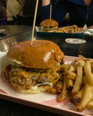 Neo fake chicken   at Bravo 951 in Santiago