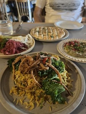 Rice and lentils   at Maray - Dockside in Liverpool