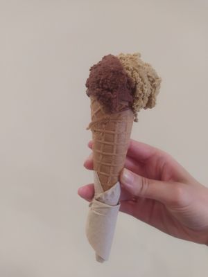 Vegan gelato at Grezzo Raw Chocolate in Rome