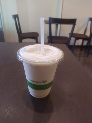 Vegan Pina Colada Smoothie at Grezzo Raw Chocolate in Rome