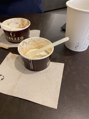 Was so delicious I forgot to take a photo . Hazelnut flavour was lovely.   at Grezzo Raw Chocolate in Rome