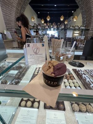 Gelato   at Grezzo Raw Chocolate in Rome