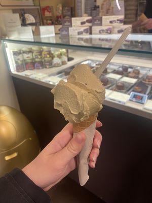 Salted caramel ft some of the chocolates on offer  at Grezzo Raw Chocolate in Rome