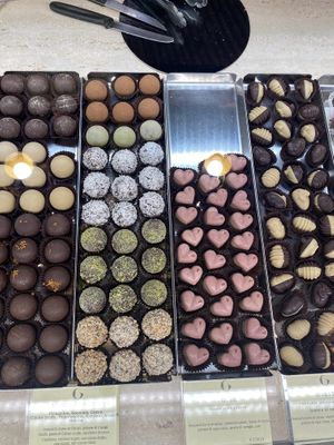   at Grezzo Raw Chocolate in Rome