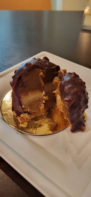 And inside at Grezzo Raw Chocolate in Rome