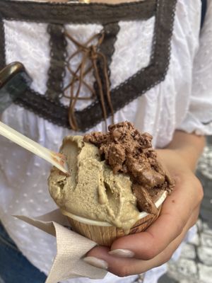 The ice cream we had   at Grezzo Raw Chocolate in Rome