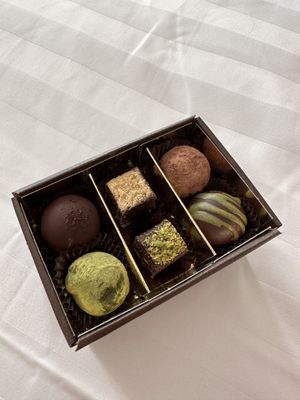   at Grezzo Raw Chocolate in Rome