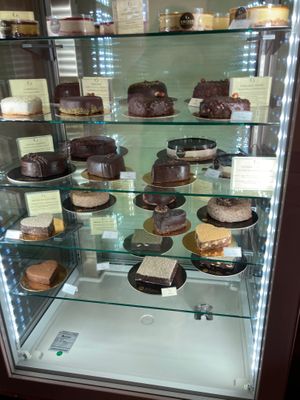 Some of the wares at Grezzo Raw Chocolate in Rome