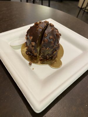 Chocolate Hazelnutt  at Grezzo Raw Chocolate in Rome