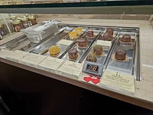 Raw desserts at Grezzo Raw Chocolate in Rome